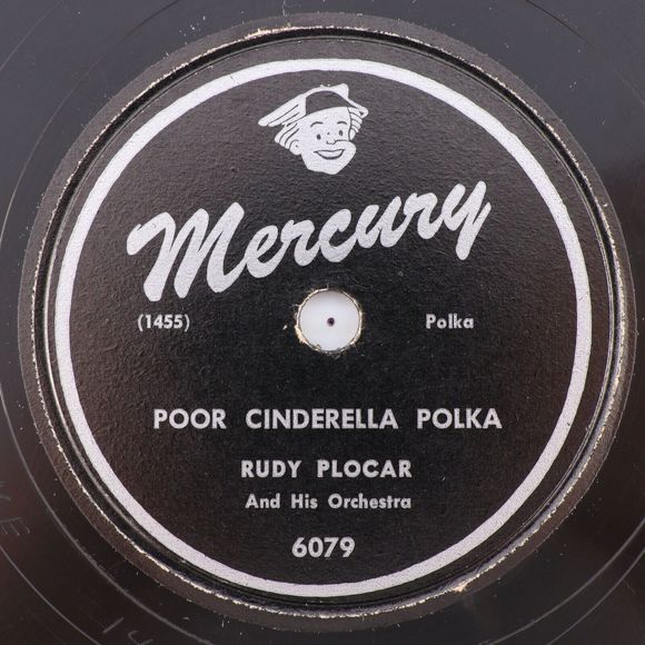 Rudy Plocar, Poor Cinderella Polka, My Darling Waltz 1948 10" 78 rpm Record 6079 - Picture 1 of 16